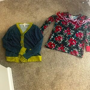 Matilda Jane girls long sleeve cotton size 14 years one is button down